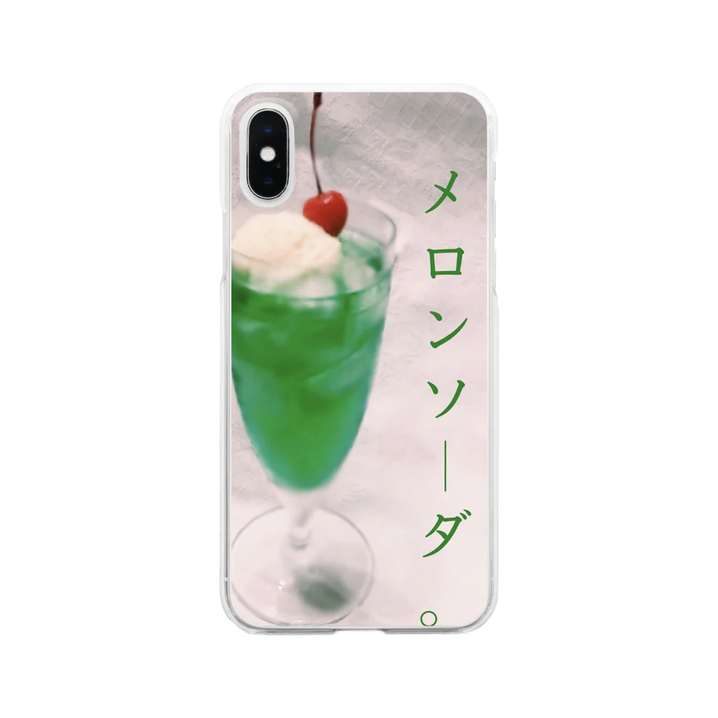 maanaamiのメロンソーダ。 Clear Smartphone Case