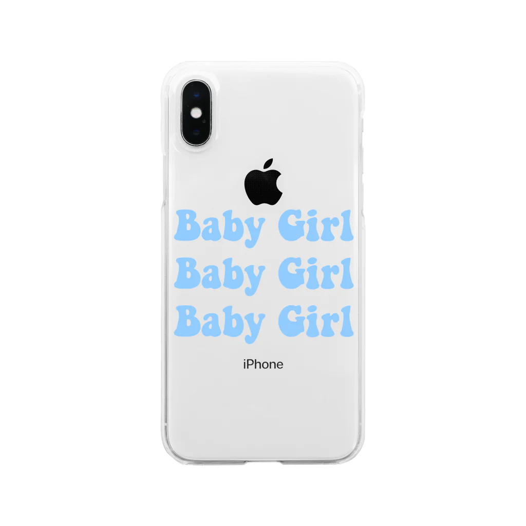 #MayuARTのBaby Girl Clear Smartphone Case