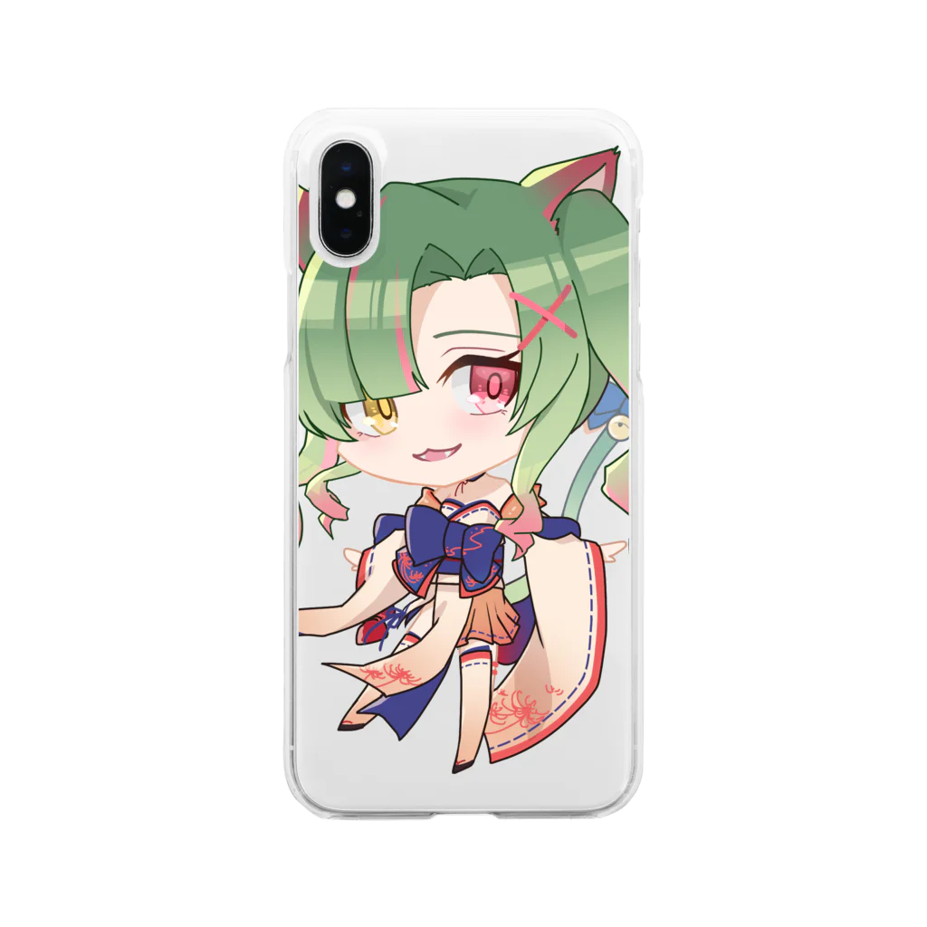 北上とん@VSingerのSDスマホケース Clear Smartphone Case