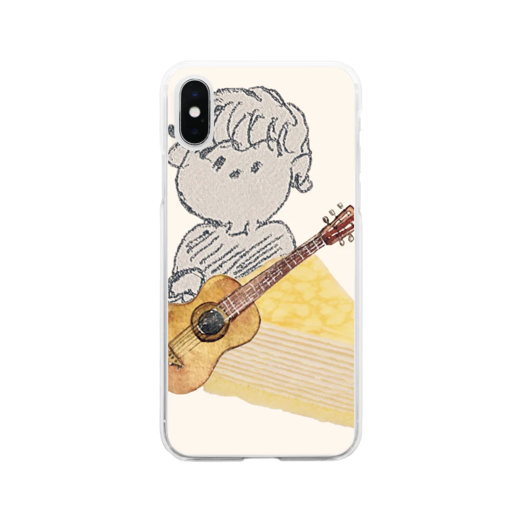 chitaのGuitar boy  Clear Smartphone Case