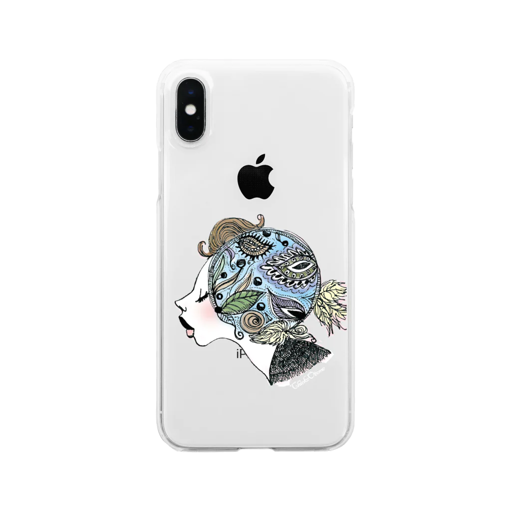 Chick Chieckのyokogao-1 Clear Smartphone Case