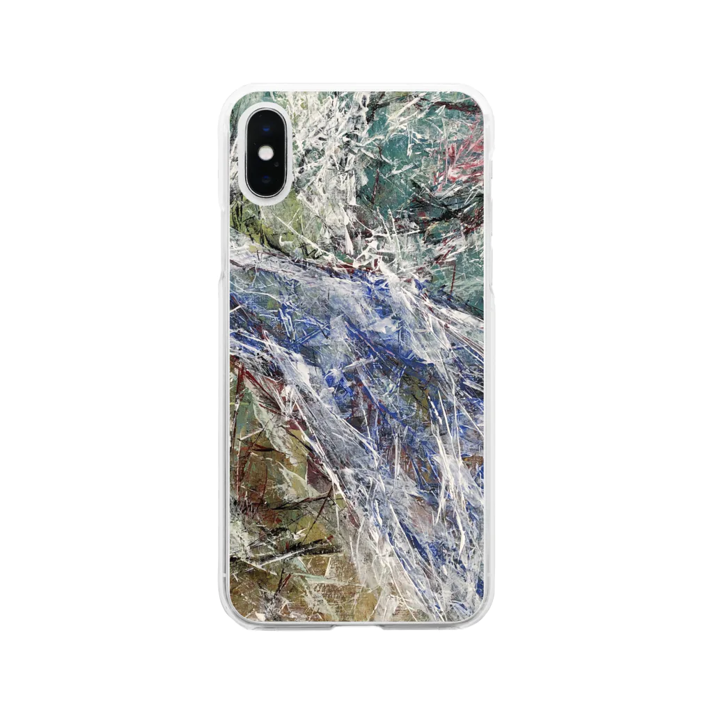 Mitsuru Yoshida ArtworkのMOUNTAIN SCREAM Clear Smartphone Case