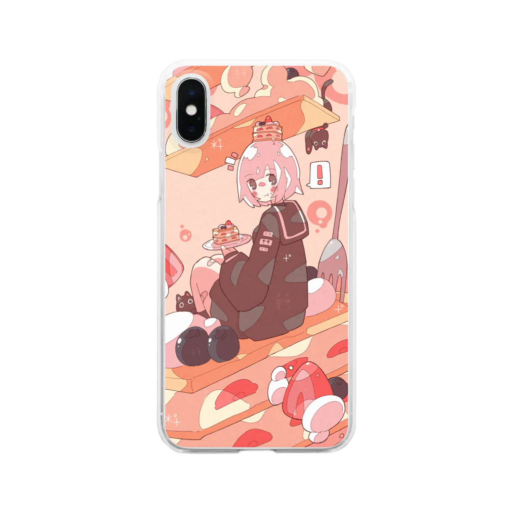 Haるの「ミルフィーユ系女の子🍰」 Clear Smartphone Case