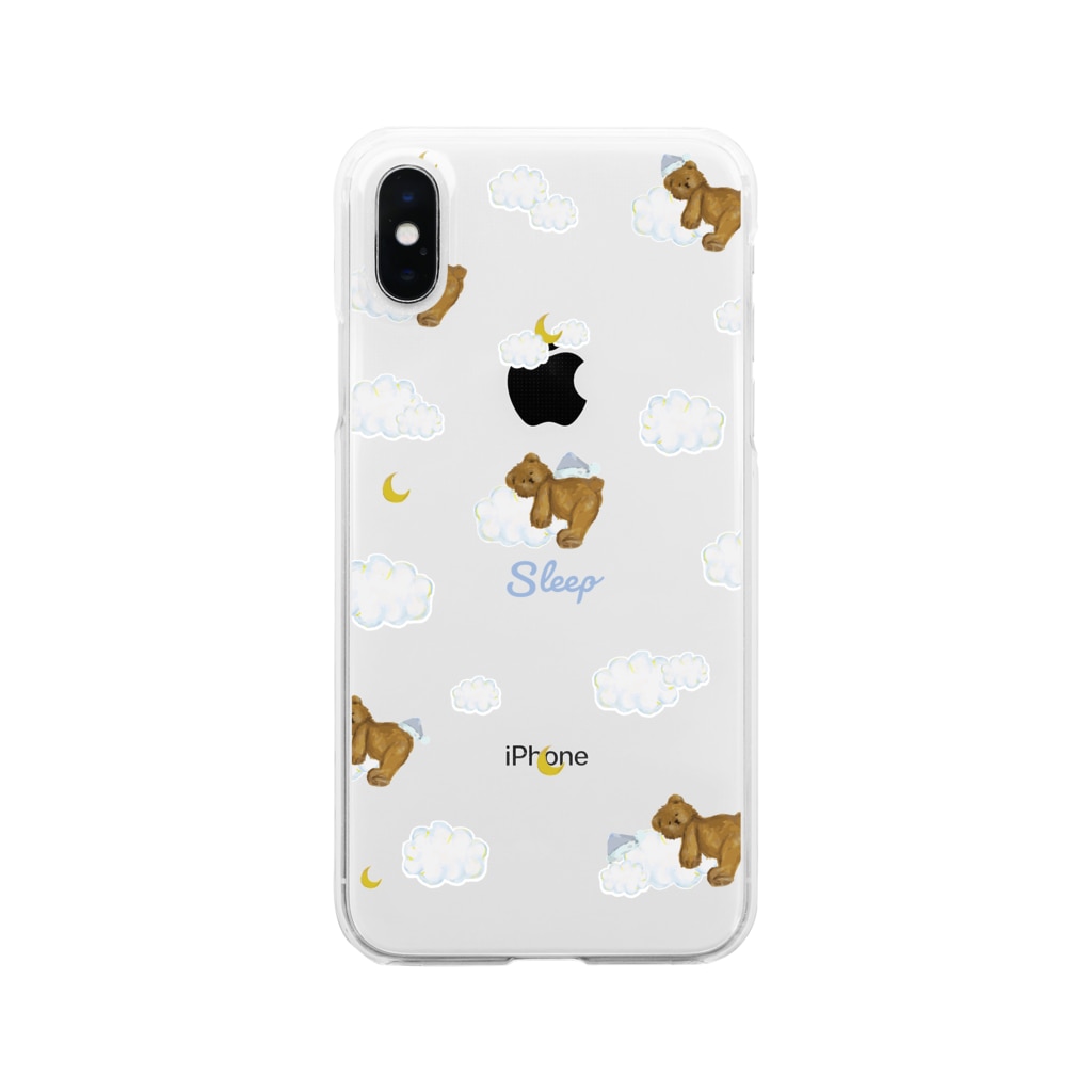 Iphonese Xr Sleep おやすみ ぬいぐるみ テディベア くまのパピコ Made In Bear Papipupepo000 のクリアスマホケース Iphoneケース 通販 Suzuri スズリ