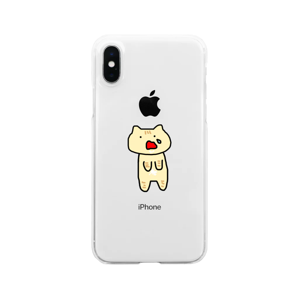 kandanekoの神田ねこ　文字なし Clear Smartphone Case