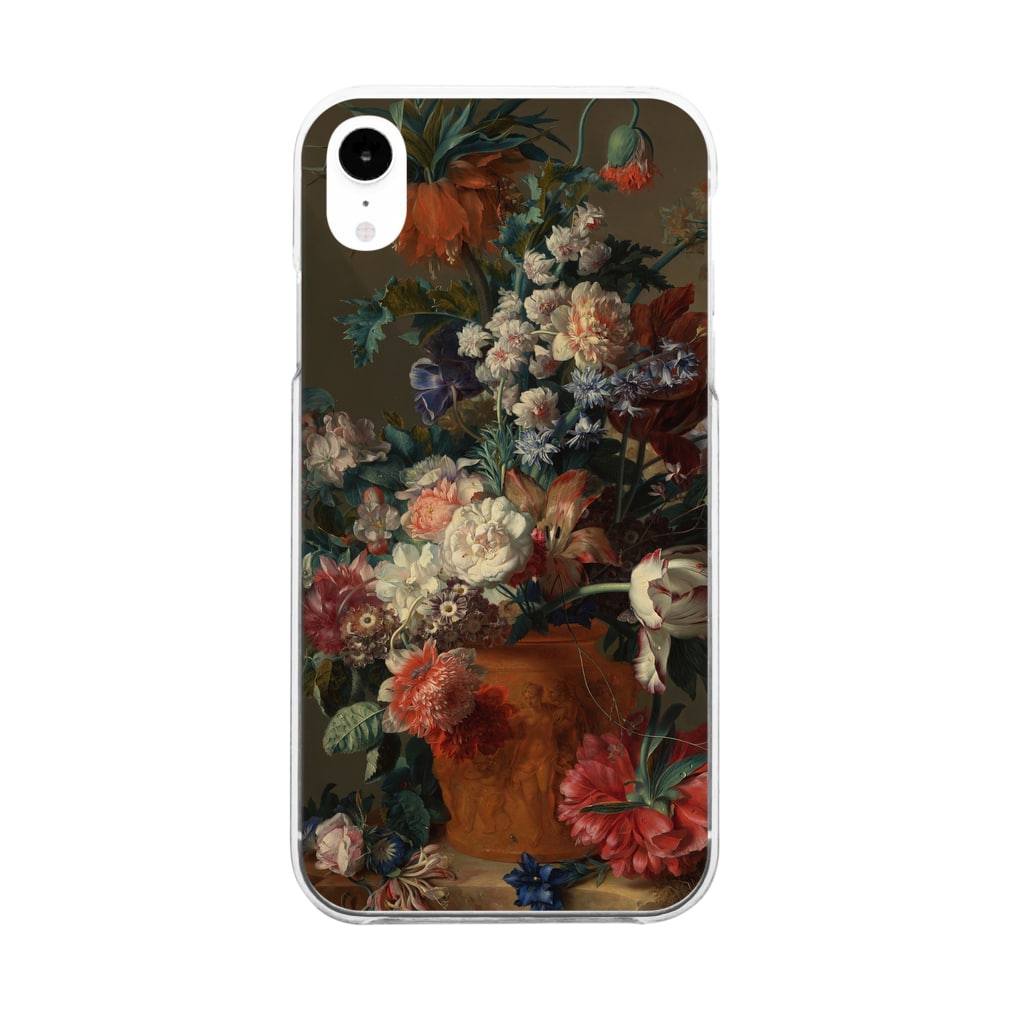 SONOTENI-ARTの027-002　Jan van Huysum　『花瓶』　クリア　スマホケース　iPhone XR専用デザイン　CC3 Clear Smartphone Case