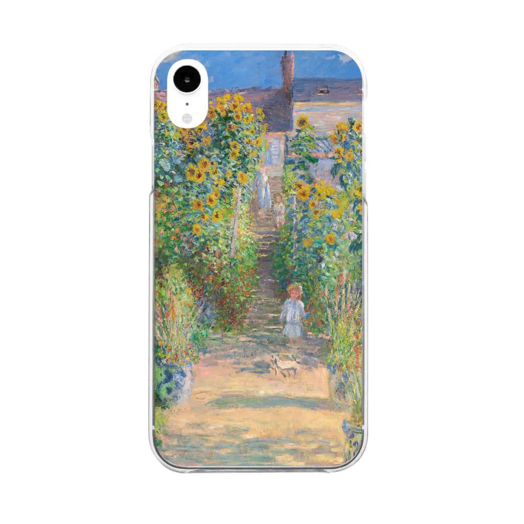 SONOTENI-ARTの004-007　クロード・モネ　『ヴェトゥイユの画家の庭』　クリア　スマホケース　iPhone XR専用デザイン　CC3 Clear Smartphone Case