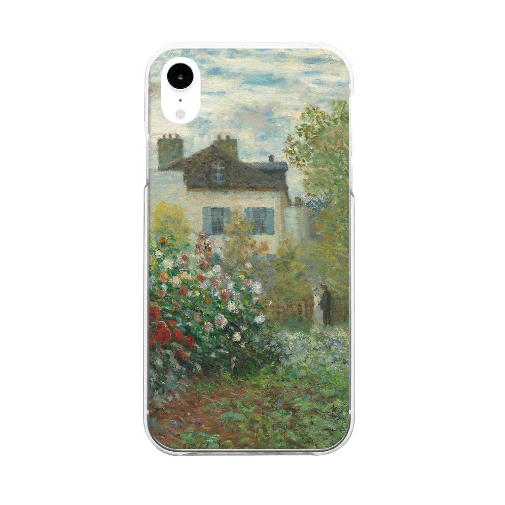 SONOTENI-ARTの004-021　クロード・モネ　アルジャントゥイユのモネの家の庭（ダリアの咲く庭）』　クリア　スマホケース　iPhone XR専用デザイン　CC3 Clear Smartphone Case