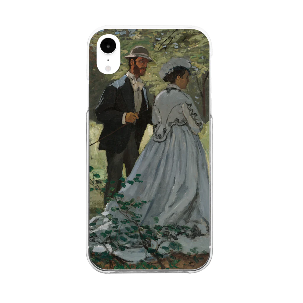 SONOTENI-ARTの004-023　クロード・モネ　『バジールとカミーユ』　クリア　スマホケース　iPhone XR専用デザイン　CC3 Clear Smartphone Case