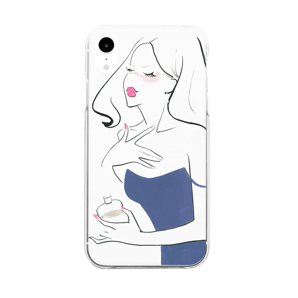 Jojo Yan | A Fashion Illustratorのお気に入りの香り Clear Smartphone Case