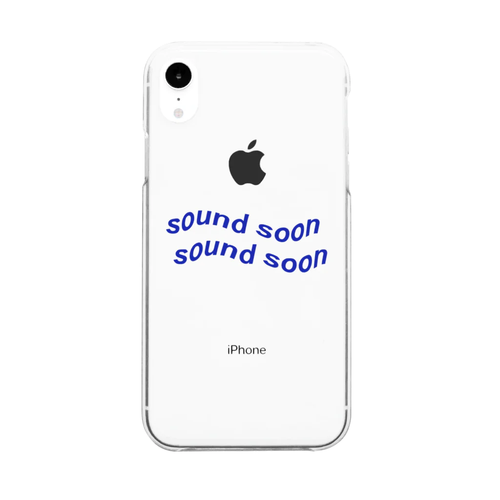 sound soonの〰️ sound soon  Clear Smartphone Case