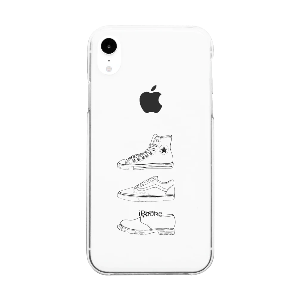 pisces_m39のshoes Clear Smartphone Case