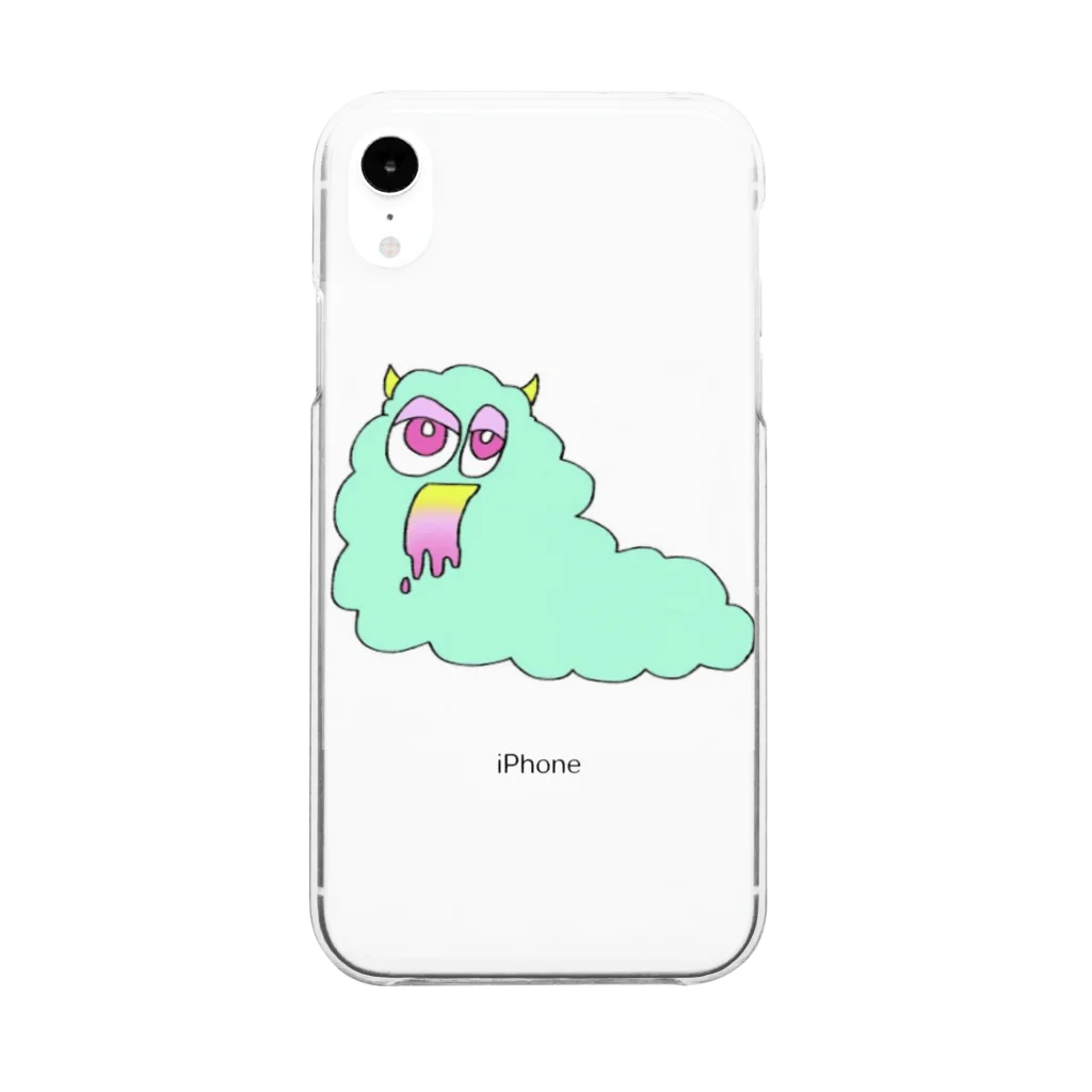 がやこのもさもさ Clear Smartphone Case