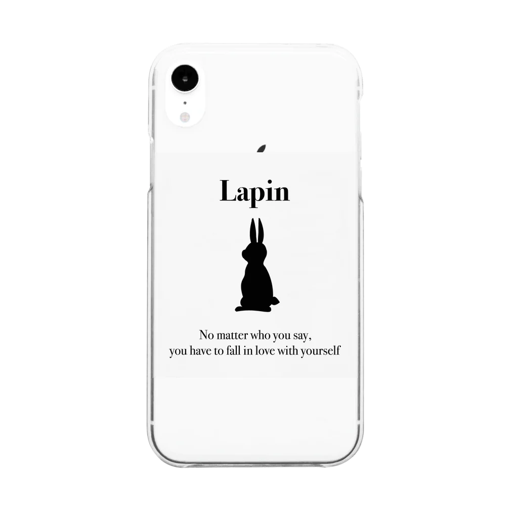 Lapin のLapin  original グッズ クリアスマホケース