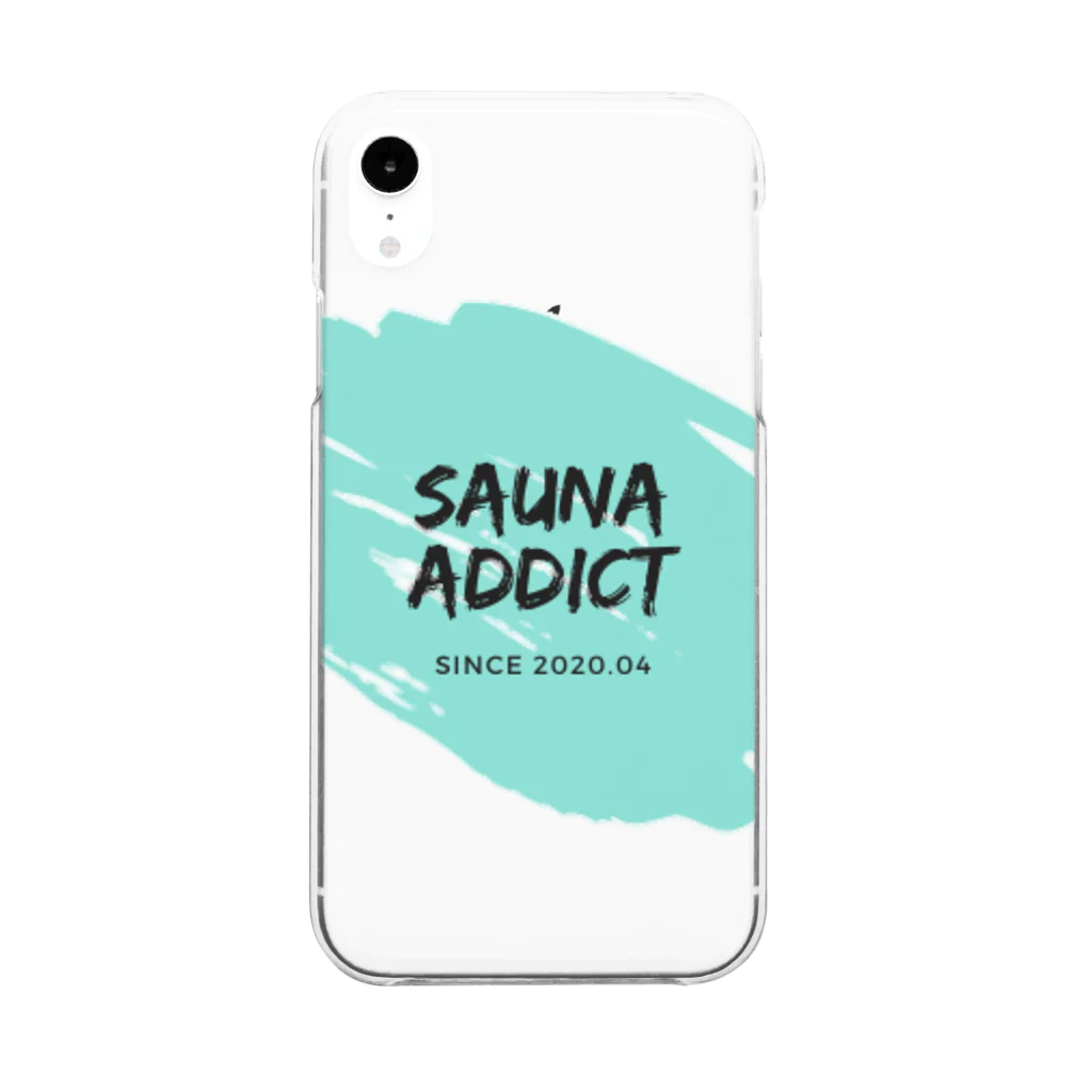 SAUNA ADDICTのSAUNA ADDICT オリジナルスマホケース Clear Smartphone Case