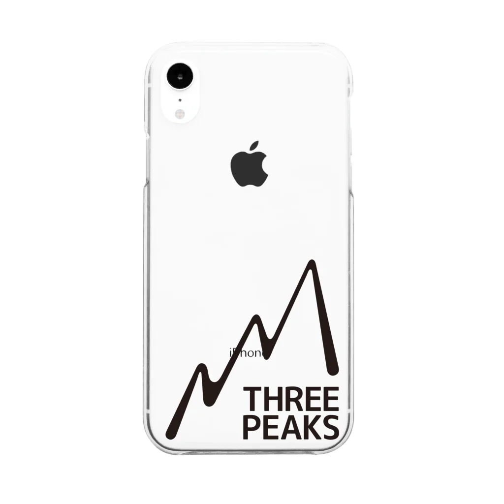 THREEPEAKSの支援ITEM クリアスマホケース