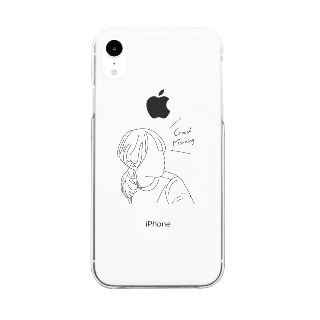 きまぐれおえかきのGood Morning Clear Smartphone Case