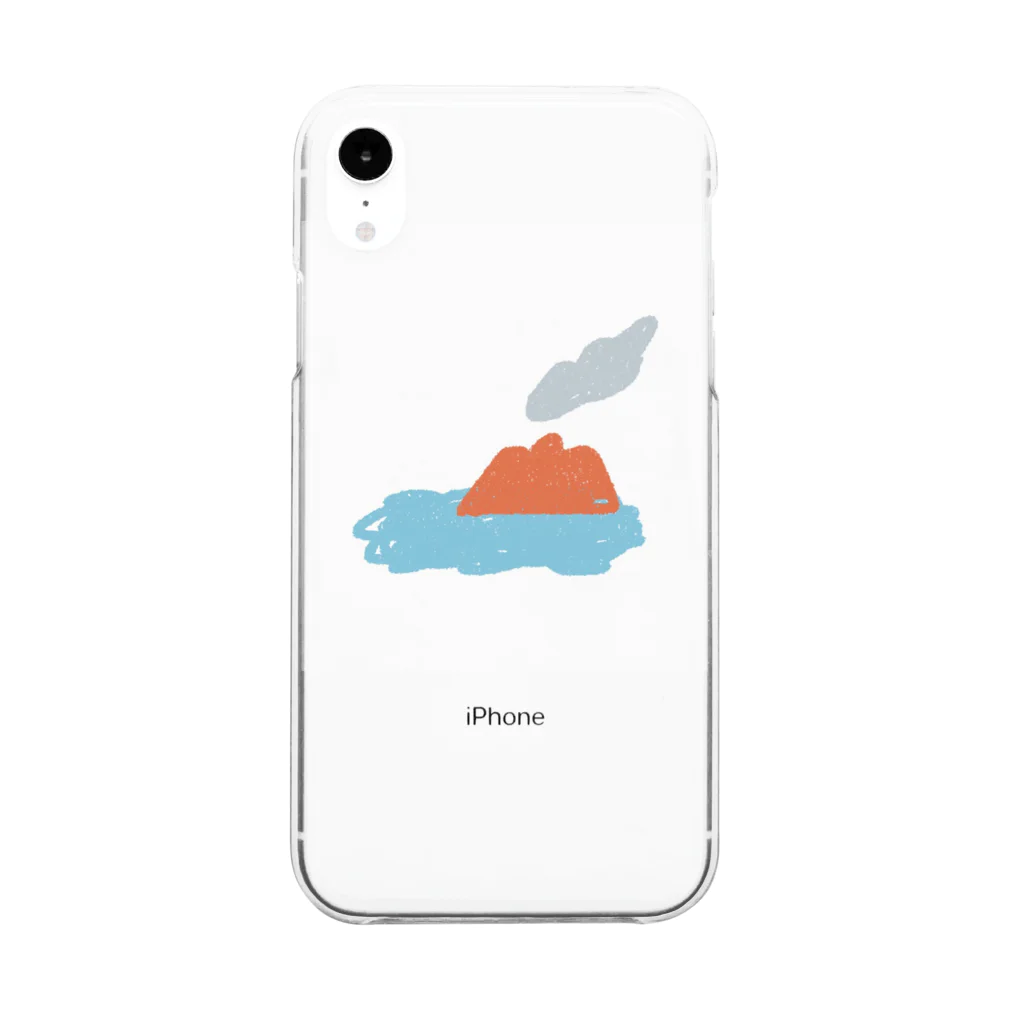 mizuzuchの桜島　Mt.Sakurajima Clear Smartphone Case