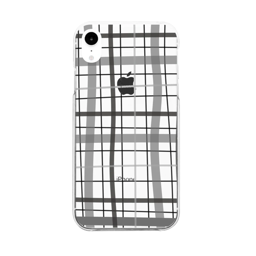 CHOTTOPOINTの手書きチェック Clear Smartphone Case