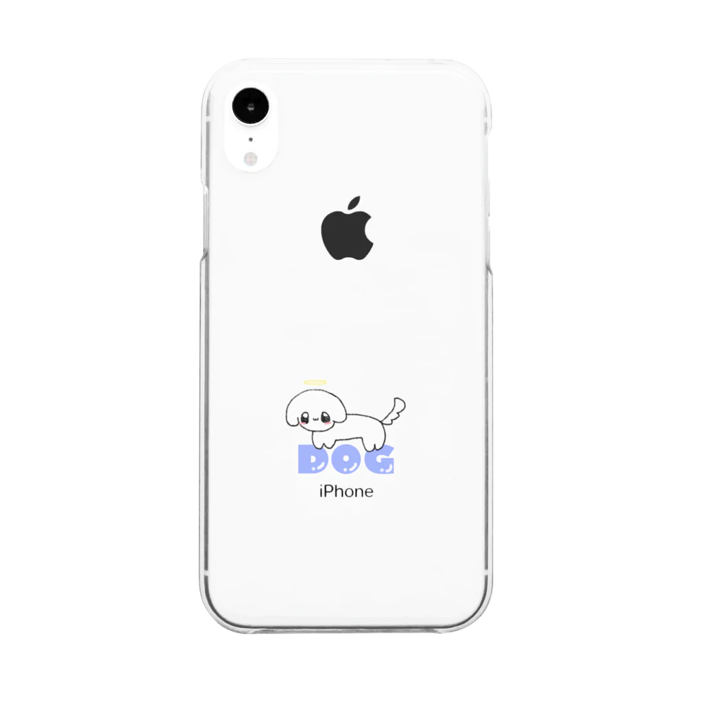 ADDICTION DOGのいぬくん Clear Smartphone Case