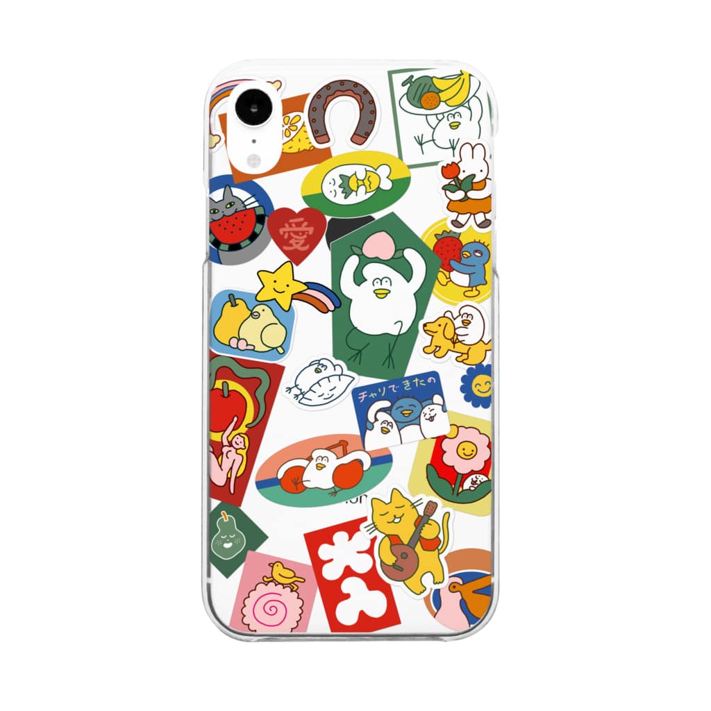 シールがたくさん Mugny Shop Mugny のクリアスマホケース Iphoneケース 通販 Suzuri スズリ