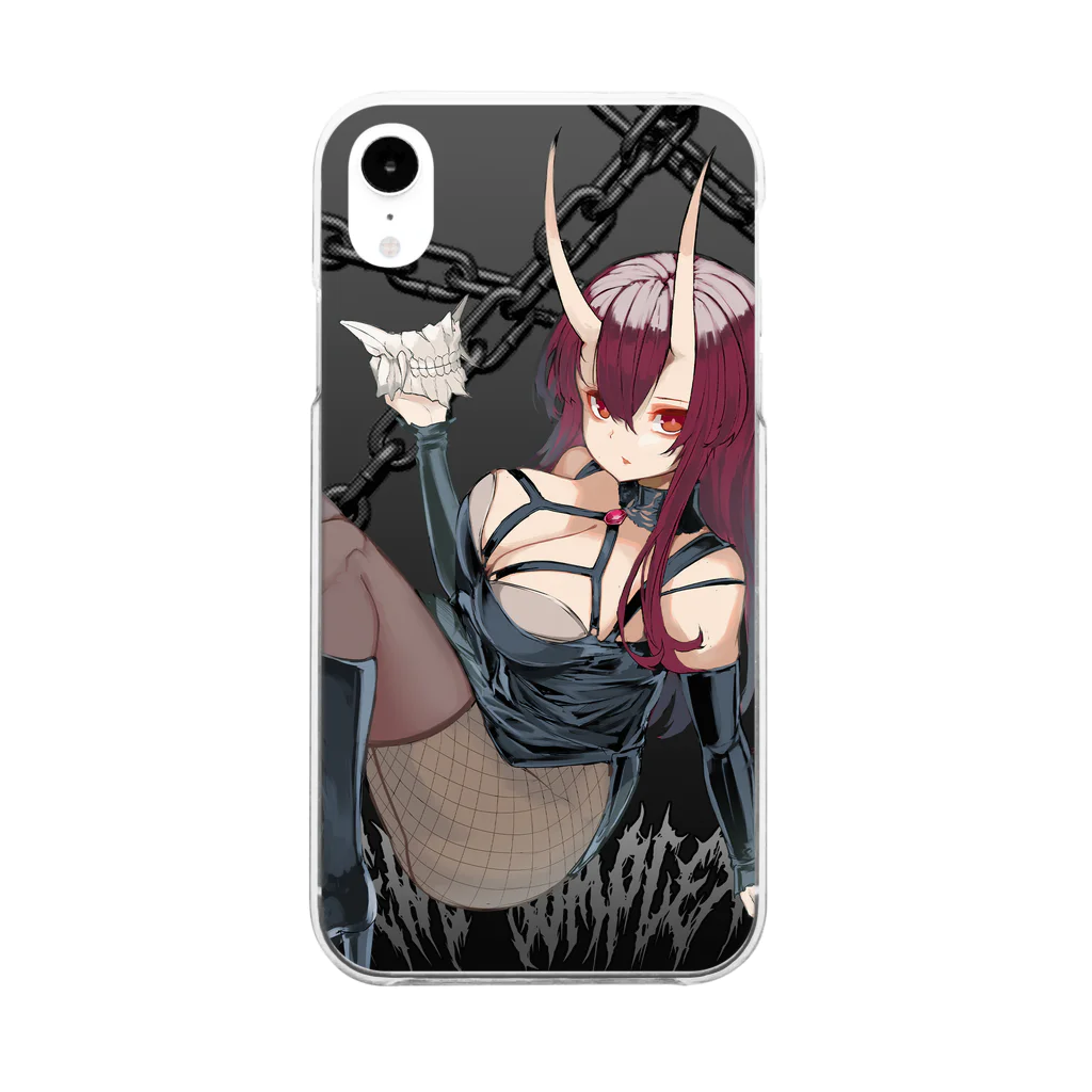 LEWDCOMPLEXのGoth Style Yūrei Phone Case クリアスマホケース