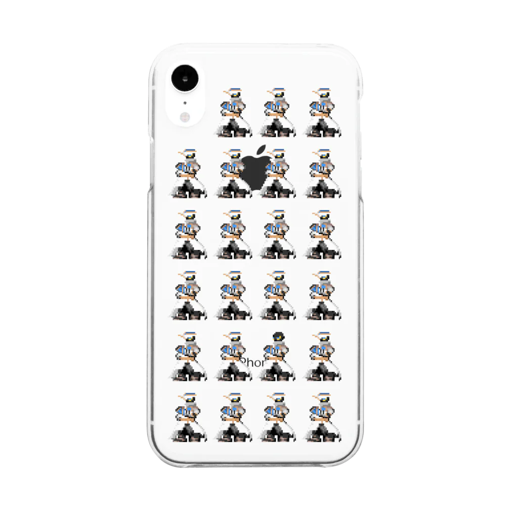 NUR4のサイファードット絵スマホケース　iPhoneXS/XR用 Clear Smartphone Case