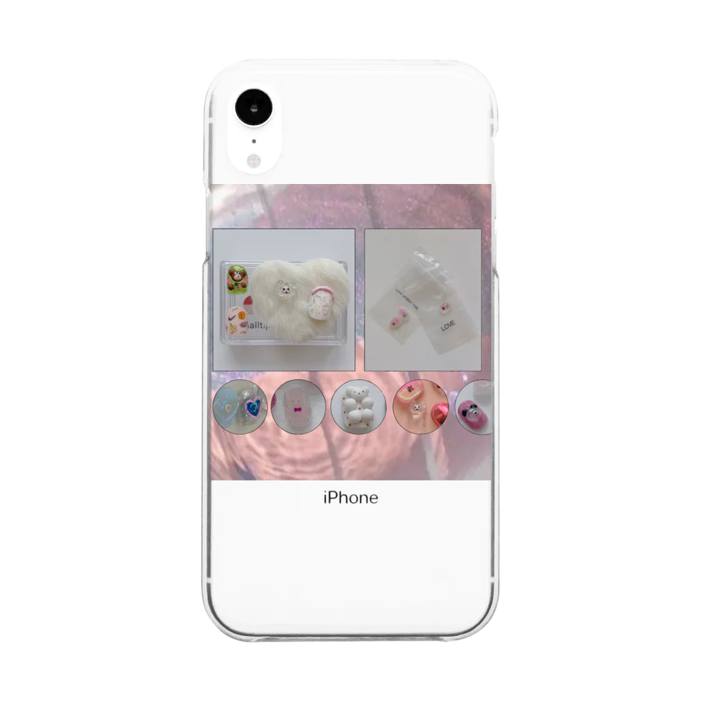 LOVE MYSELF CLUBのnailtip ワールド Clear Smartphone Case