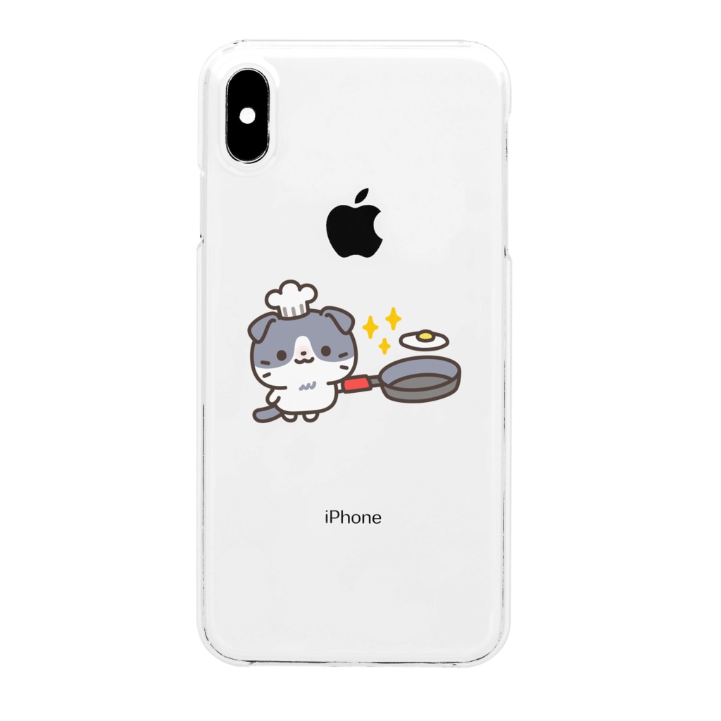 はちわれスコちゃん 目玉焼きver Decor Decor Deco のクリアスマホケース Iphoneケース 通販 Suzuri スズリ