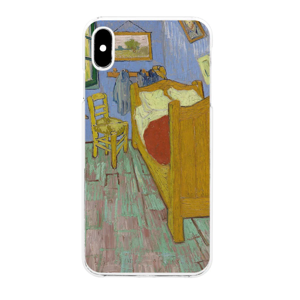 SONOTENI-ARTの005-014　ゴッホ　『ファンゴッホの寝室（1889年)』　クリア　スマホケース　iPhone XSMax専用デザイン　CC7 Clear Smartphone Case