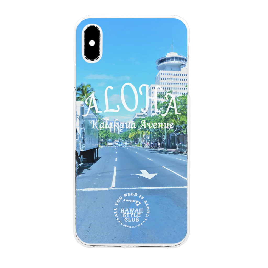 ハワイスタイルクラブのKalakaua Ave. Clear Smartphone Case