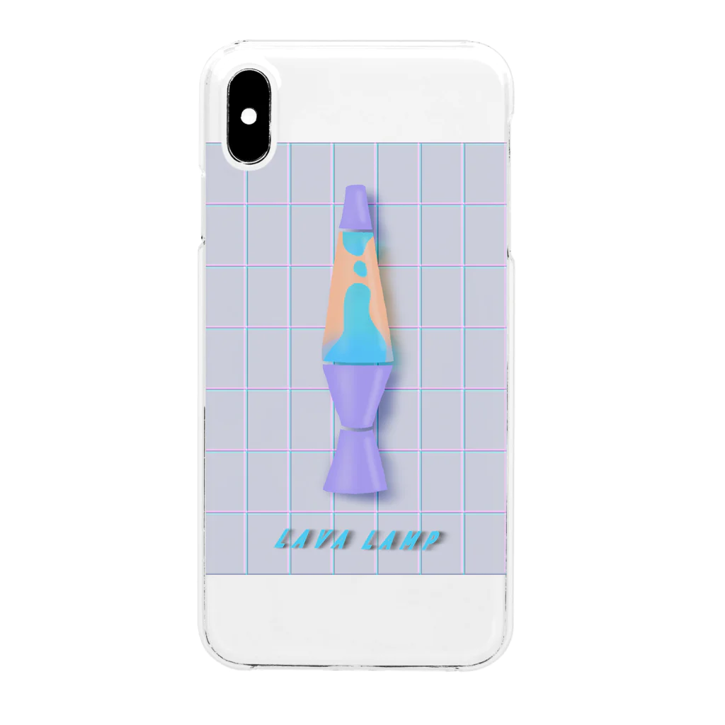 コ八ルのラバランプ Clear Smartphone Case