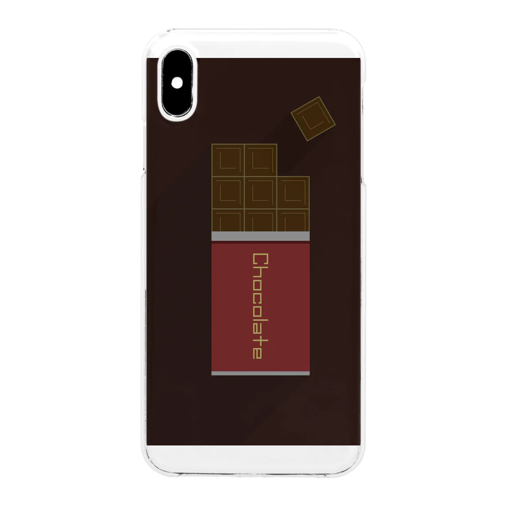 もやしししゃものChocolate Clear Smartphone Case