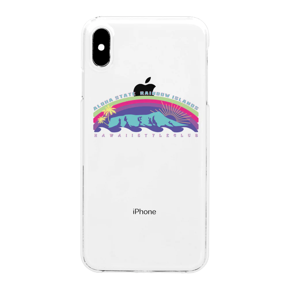 ハワイスタイルクラブのHawaiian monument Clear Smartphone Case