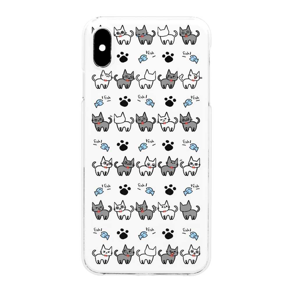 染谷有香のねこねこスマホケース Clear Smartphone Case