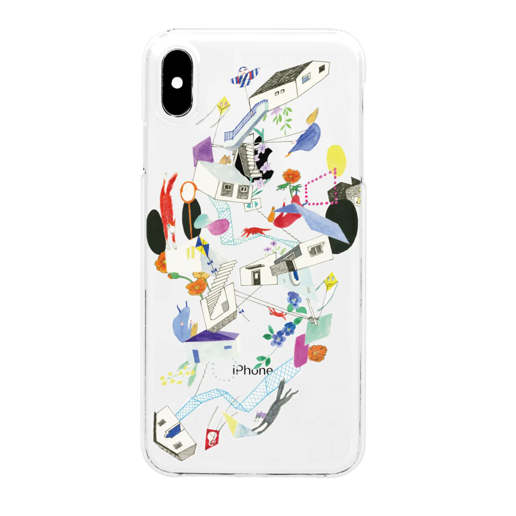 misuzuoyamaのうかぶ Clear Smartphone Case