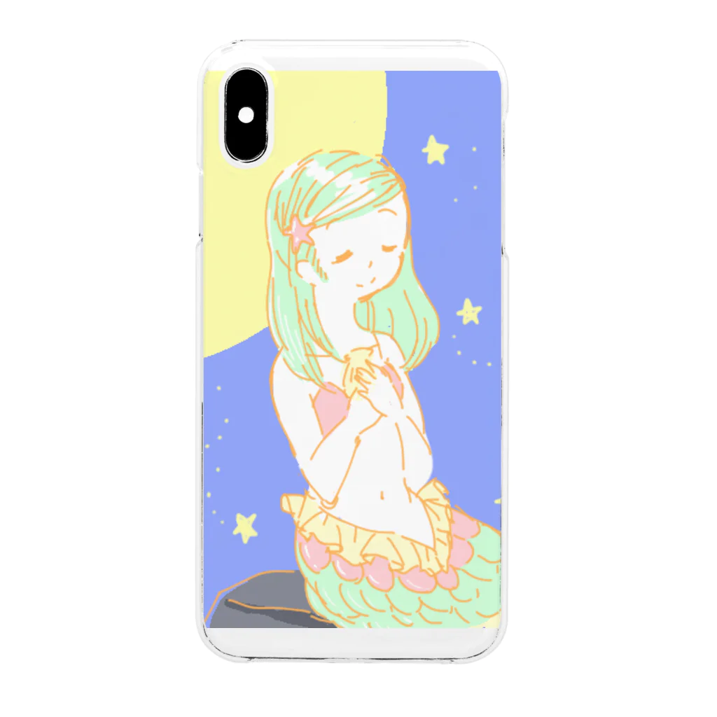 いしかわの魚座満月☆iPhoneケース Clear Smartphone Case