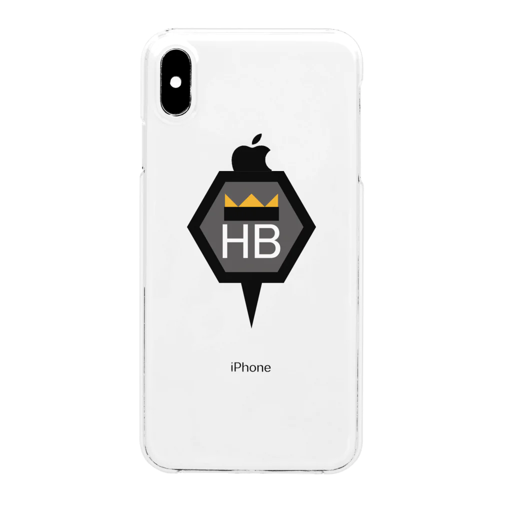 CHOTTOPOINTの【仮想チーム】八王子 HACHIBEES Clear Smartphone Case