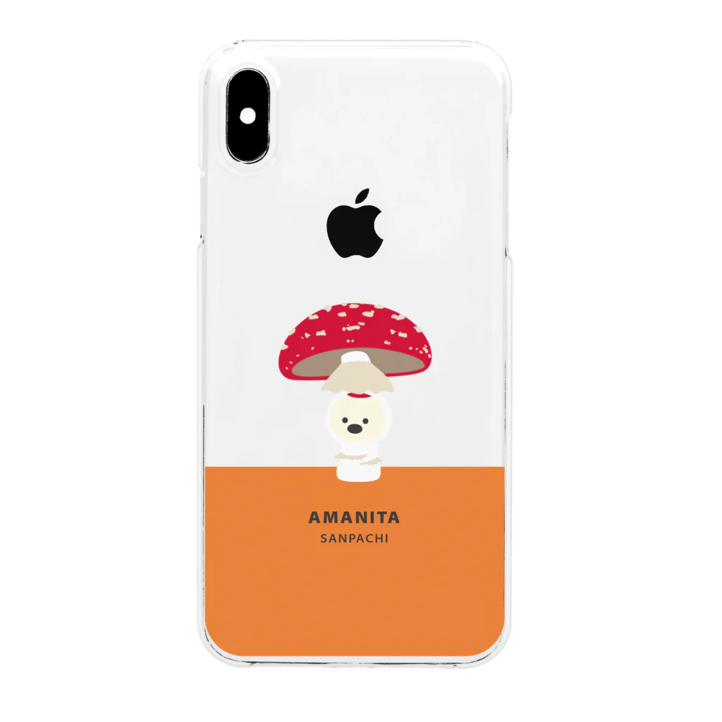 38 GOODSのAMANITA SANPACHI Clear Smartphone Case