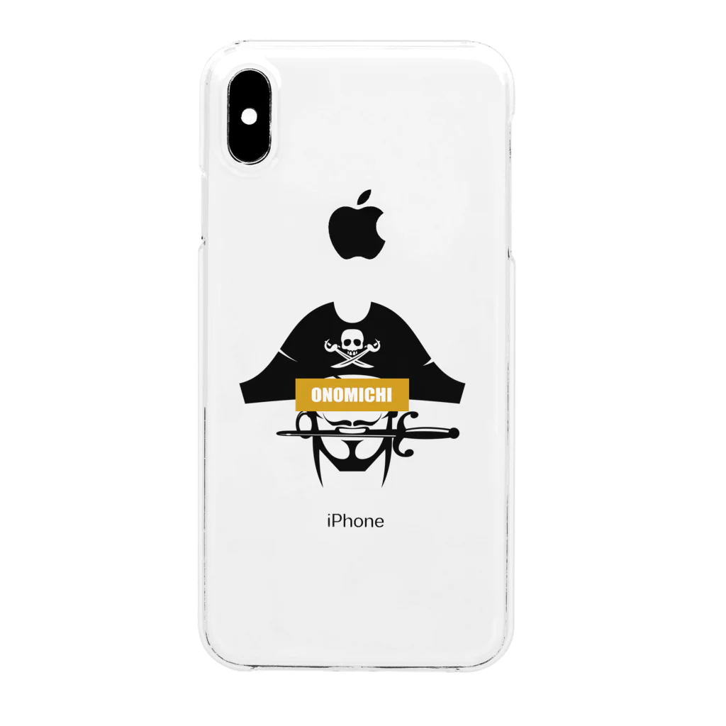 mukaishima 23のPIRATES VIGORE onomichi Clear Smartphone Case