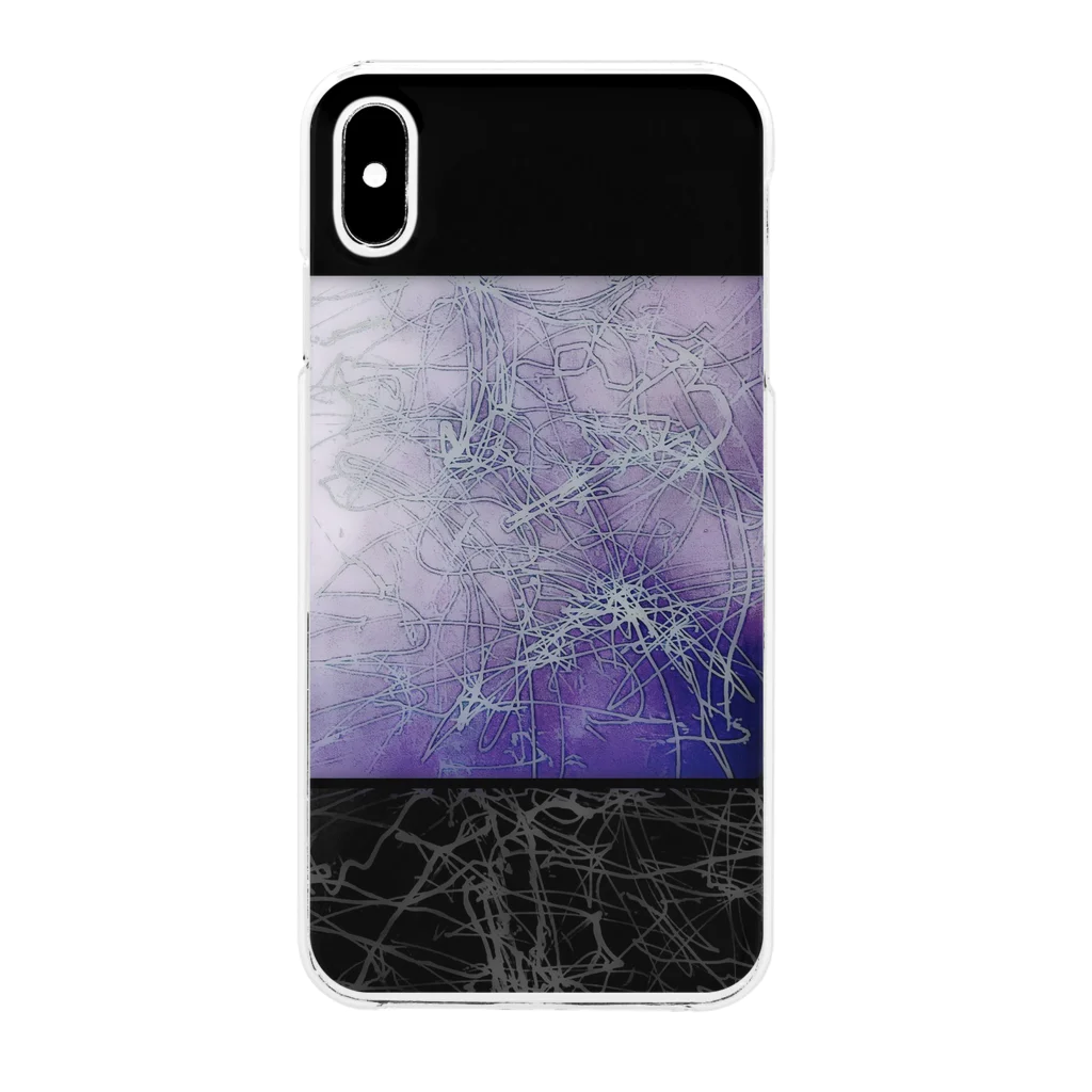 Planète neigeのhortensia Clear Smartphone Case