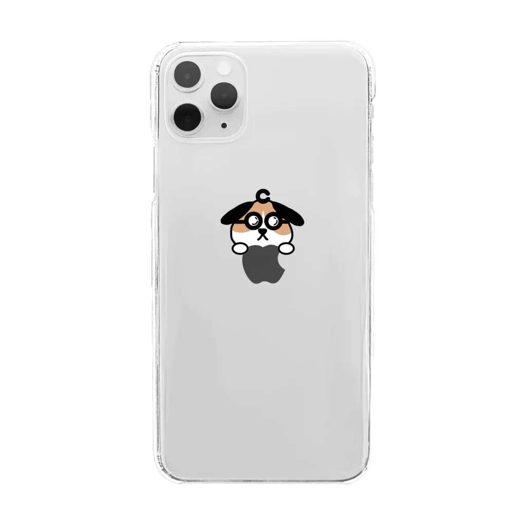 ロケーター犬のコロです【趣味：自己分析】目指せ公式📣のローケーター犬のコロ Clear Smartphone Case