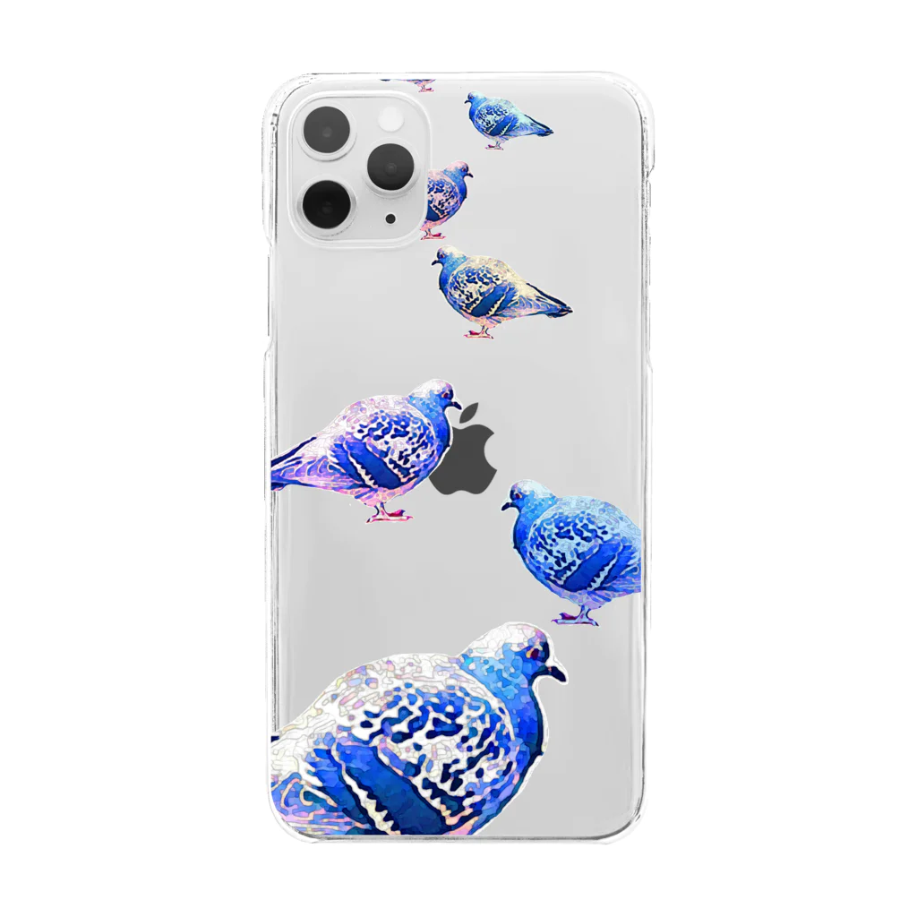 菜ヵ田うゐの鳩-HATO- Clear Smartphone Case