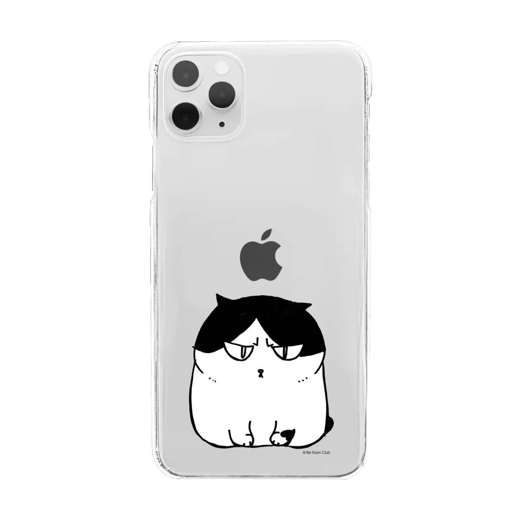 猫ドМさん専用猫グッズのお店　びーにゃんくらぶのふしぎ猫　コムちん Clear Smartphone Case