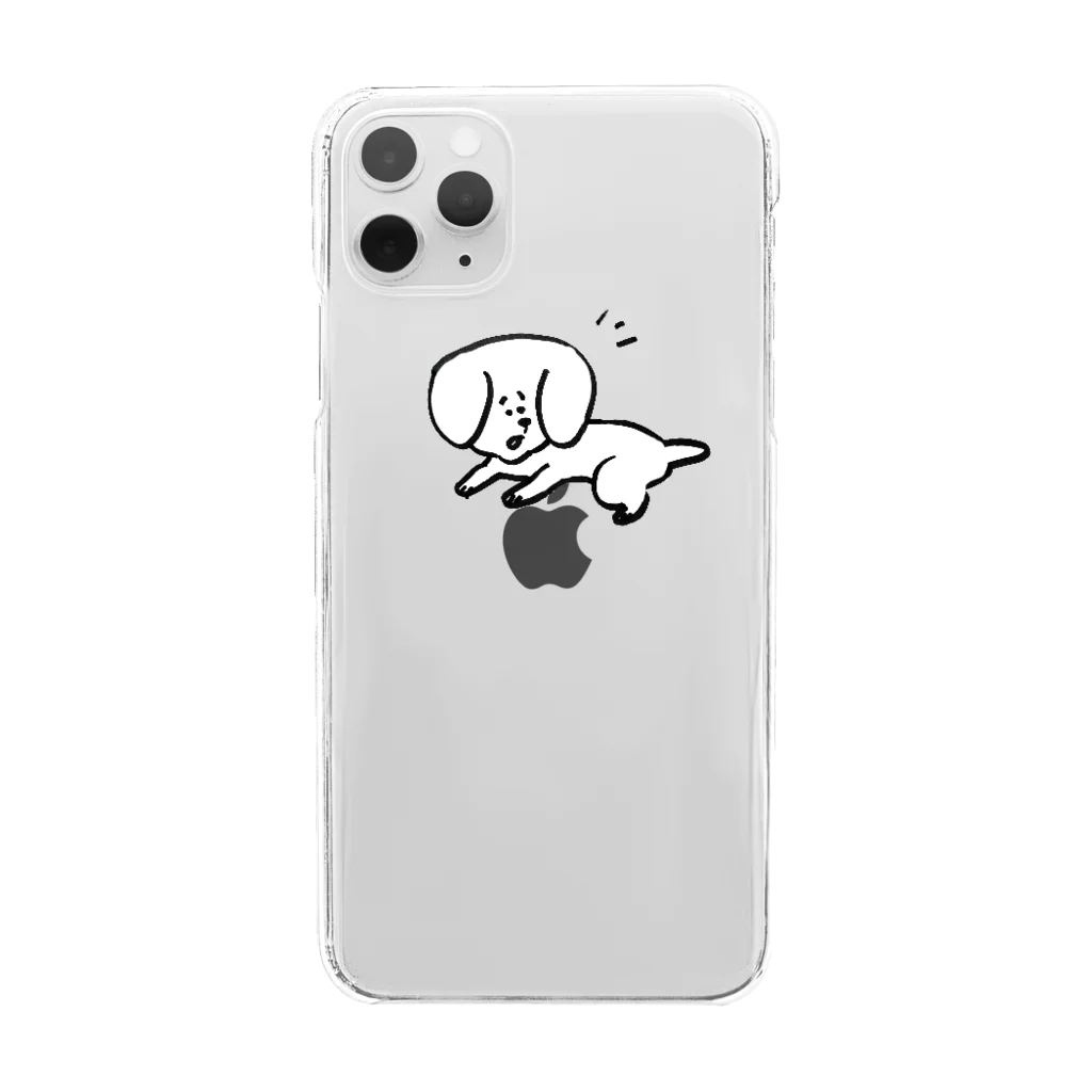 ヤマシュのお宝倉庫のHSP犬 Clear Smartphone Case