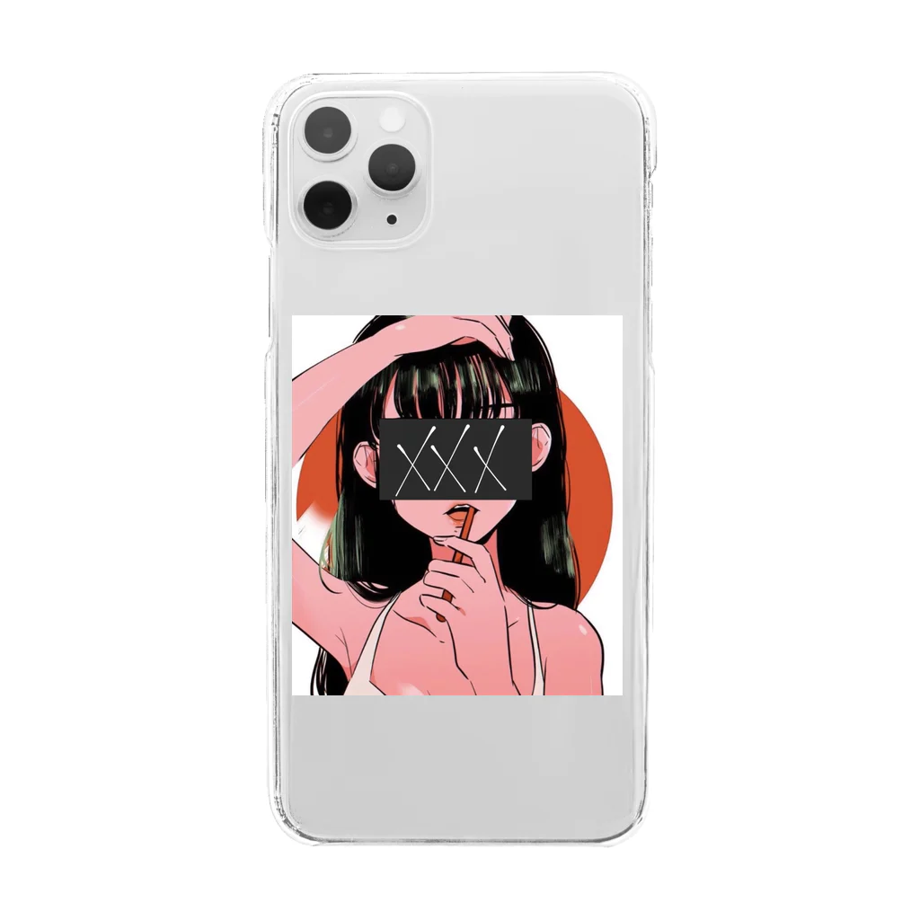 XXXの【XXX】 Clear Smartphone Case