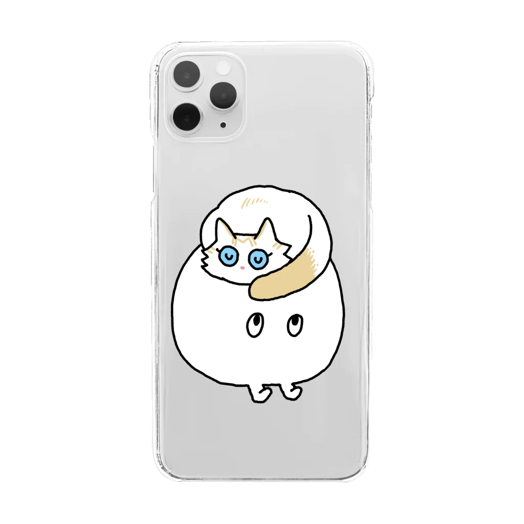 ミツビシのオン・ザ・ヘッド Clear Smartphone Case