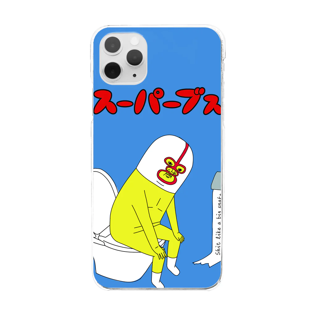 スーパーブスのスーパーブス toilet Clear Smartphone Case