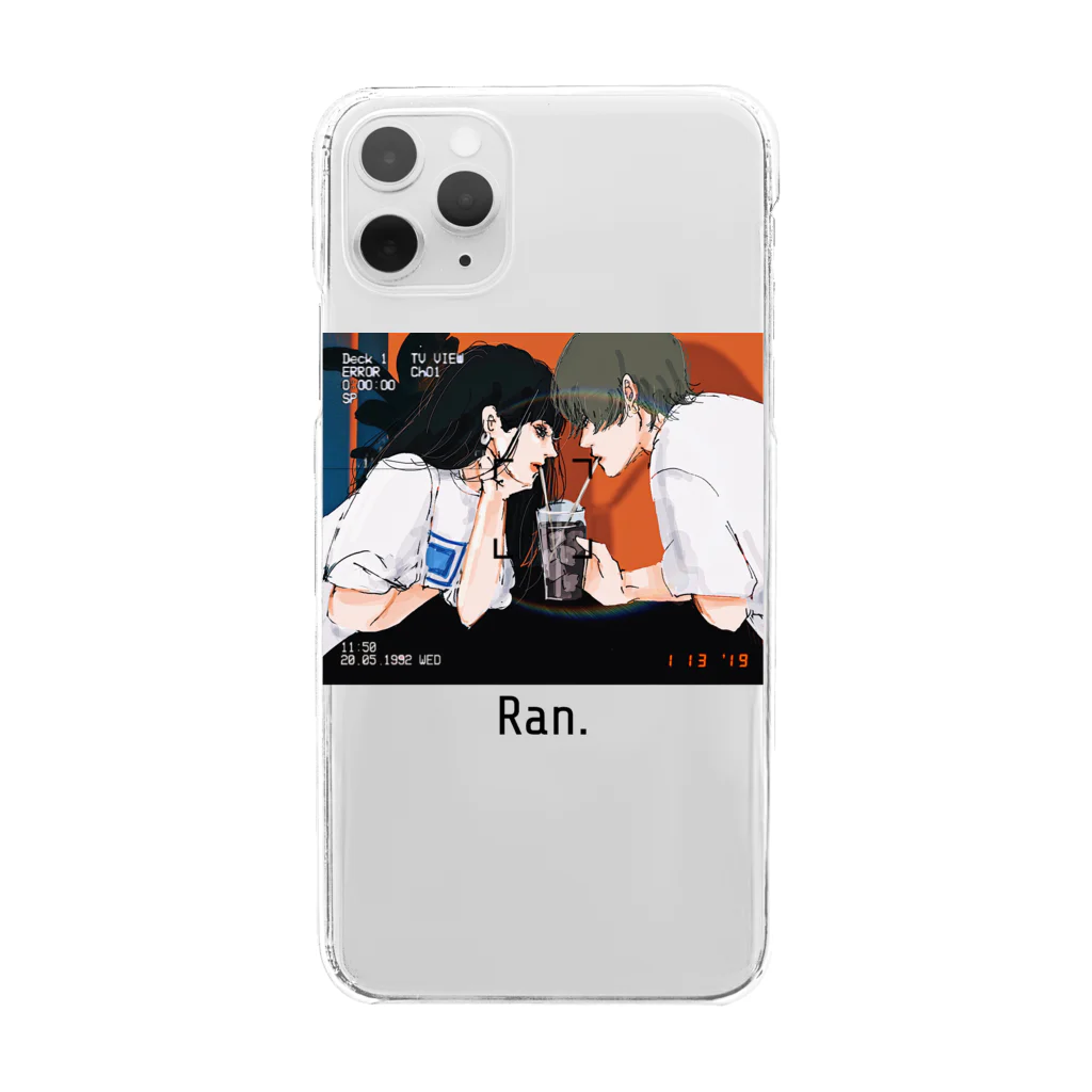 Ran.のCoffee time Clear Smartphone Case