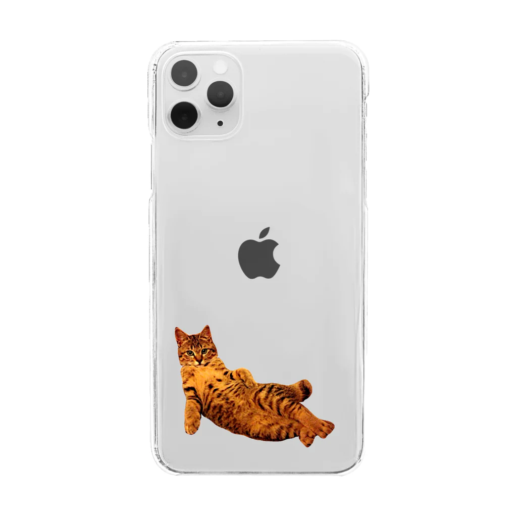 Elegant CatのElegant Cat ① Clear Smartphone Case